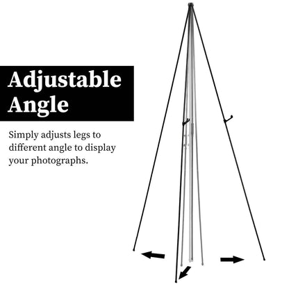 2-Pack: 61" Collapsible A Frame Tripod Easel Iron Alloy Drawing Stand DailySale