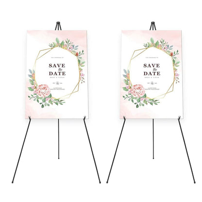 2-Pack: 61" Collapsible A Frame Tripod Easel Iron Alloy Drawing Stand DailySale