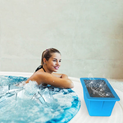 2-Pack: 6.6 lbs. Silicone Freezer Ice Block Molds DailySale