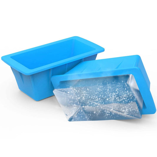 2-Pack: 6.6 lbs. Silicone Freezer Ice Block Molds DailySale