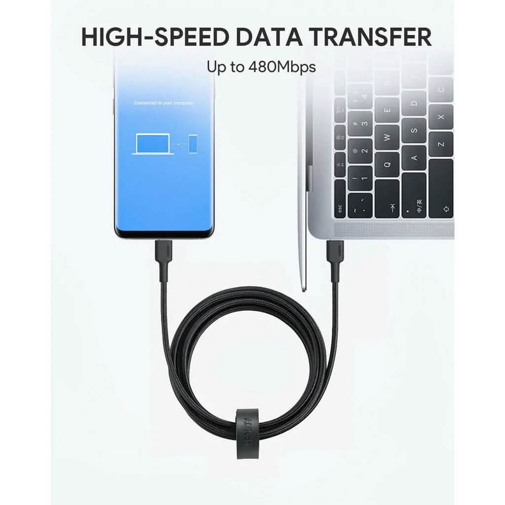 2-Pack: 6.6ft CB-CD28 USB C Cable USB C to USB C Cable DailySale