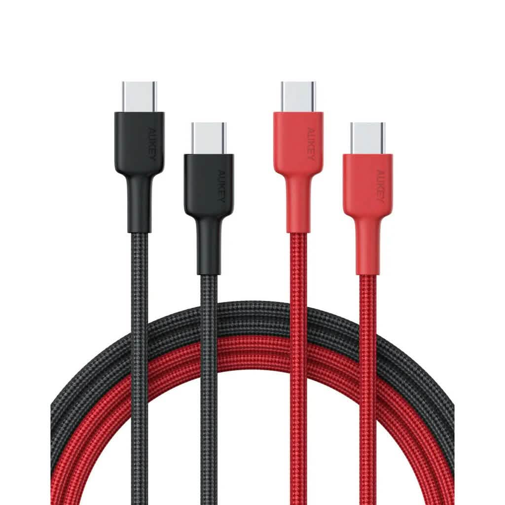 2-Pack: 6.6ft CB-CD28 USB C Cable USB C to USB C Cable DailySale