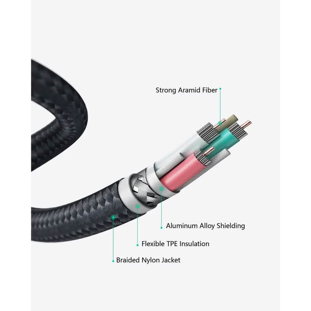 2-Pack: 6.6ft CB-CD28 USB C Cable USB C to USB C Cable DailySale