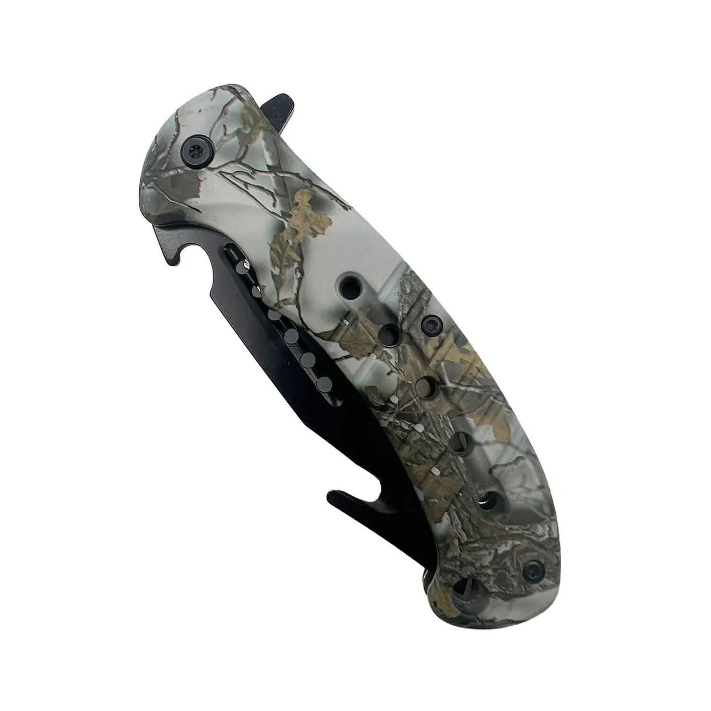 2-Pack: 8.75" Camo Spring Assisted Knife with ABS Handle DailySale