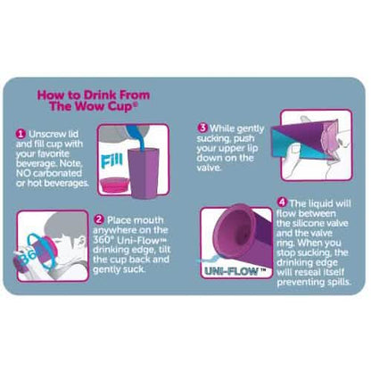 2-Pack: 9 Oz 360 Spill Free Wow Drinking Cup for Kids DailySale