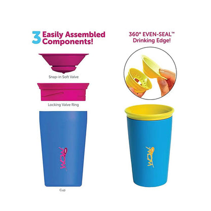 2-Pack: 9 Oz 360 Spill Free Wow Drinking Cup for Kids DailySale
