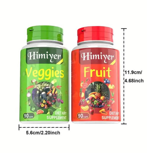 2-Pack: 90-Day Fruit and Veggie Supplements Bundle DailySale