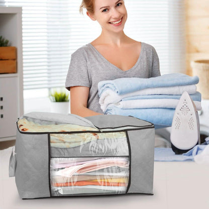 2-Pack: 90L Large Capacity Foldable Closet Organizer DailySale