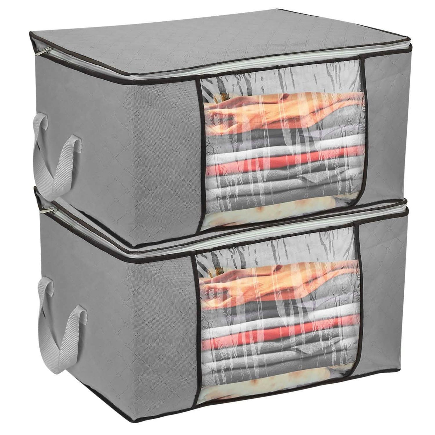 2-Pack: 90L Large Capacity Foldable Closet Organizer DailySale