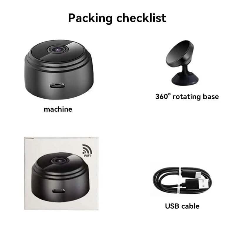 2-Pack: A9 Mini Camera HD 720P 2.4G Wifi IP Camera DailySale