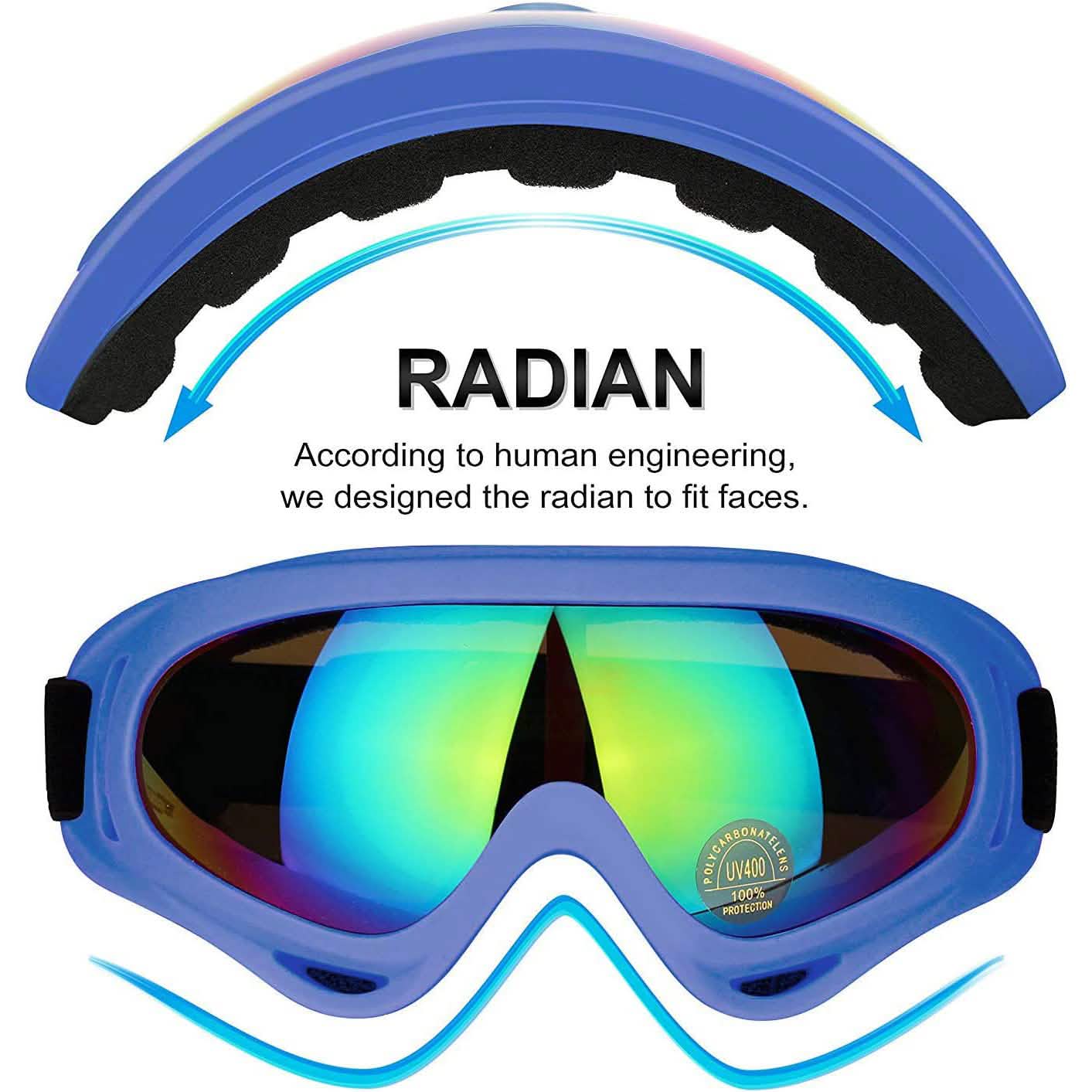 2-Pack: Anti-Scratch Dustproof Sports Goggles DailySale