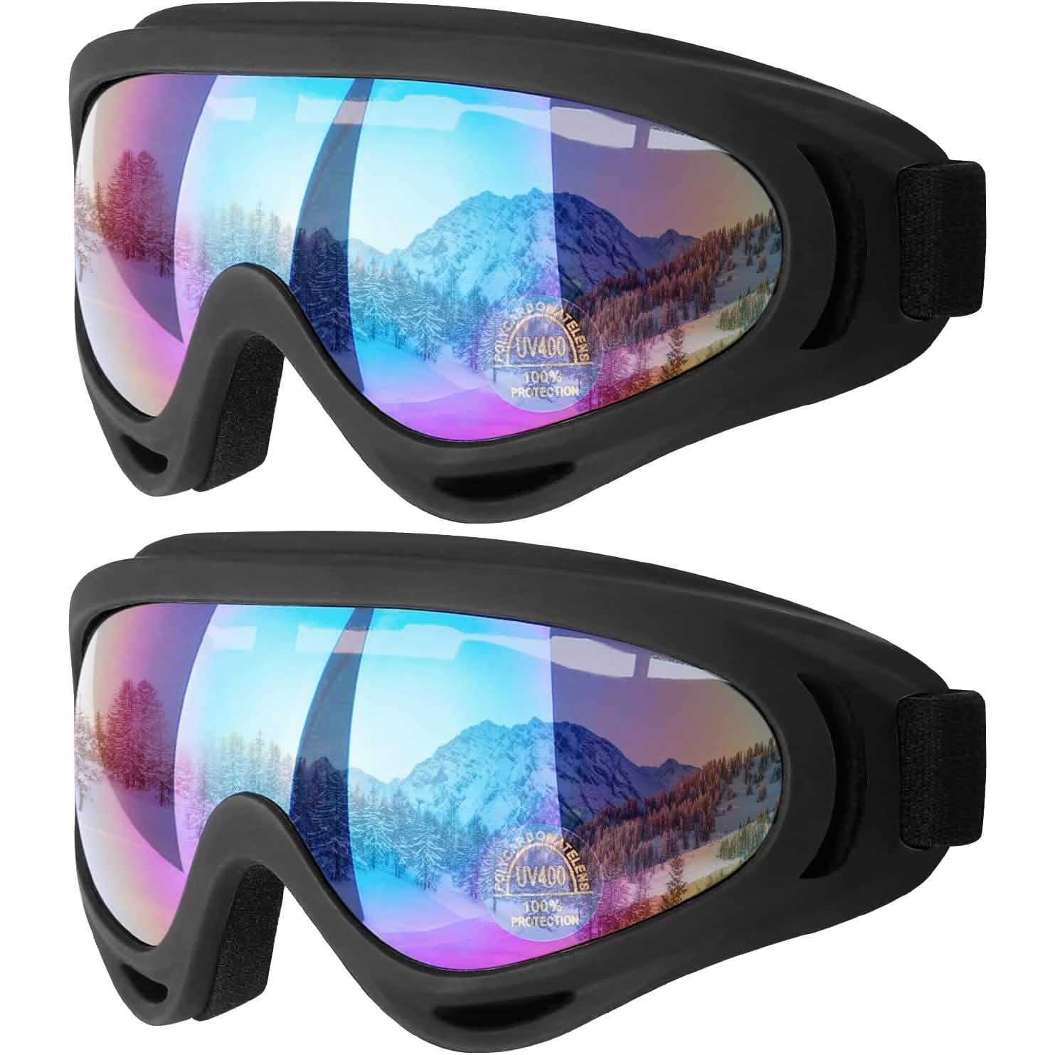2-Pack: Anti-Scratch Dustproof Sports Goggles DailySale