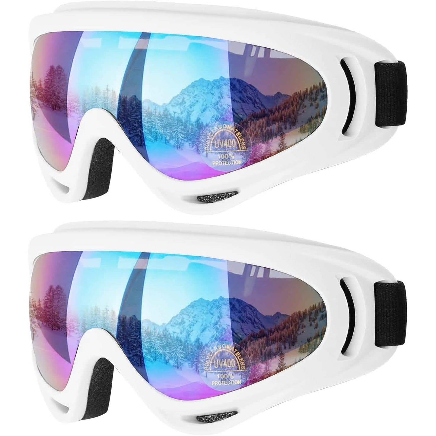2-Pack: Anti-Scratch Dustproof Sports Goggles DailySale