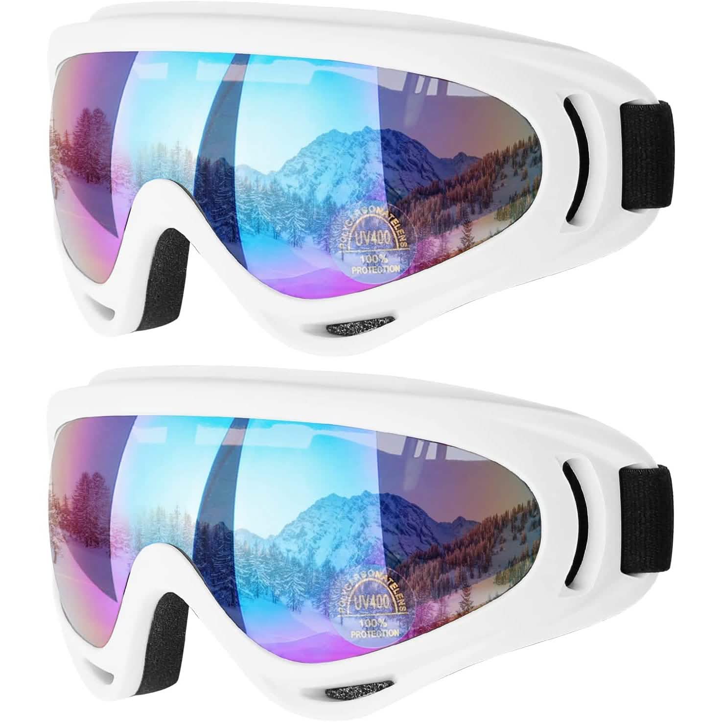 2-Pack: Anti-Scratch Dustproof Sports Goggles DailySale