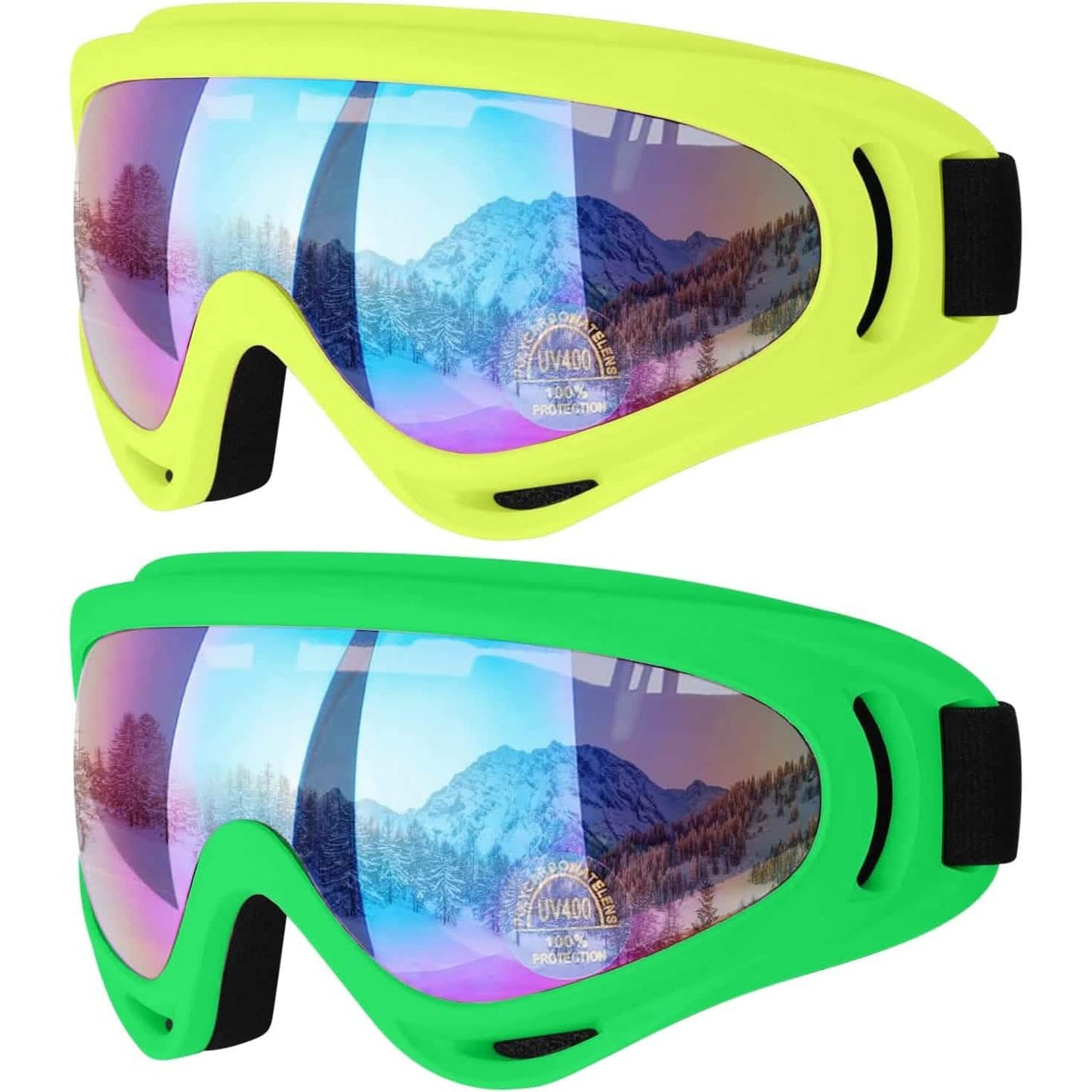 2-Pack: Anti-Scratch Dustproof Sports Goggles DailySale