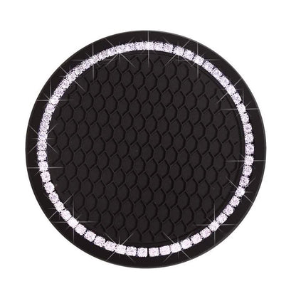 2-Pack: Anti-Slip Crystal Rhinestone Car Coaster DailySale