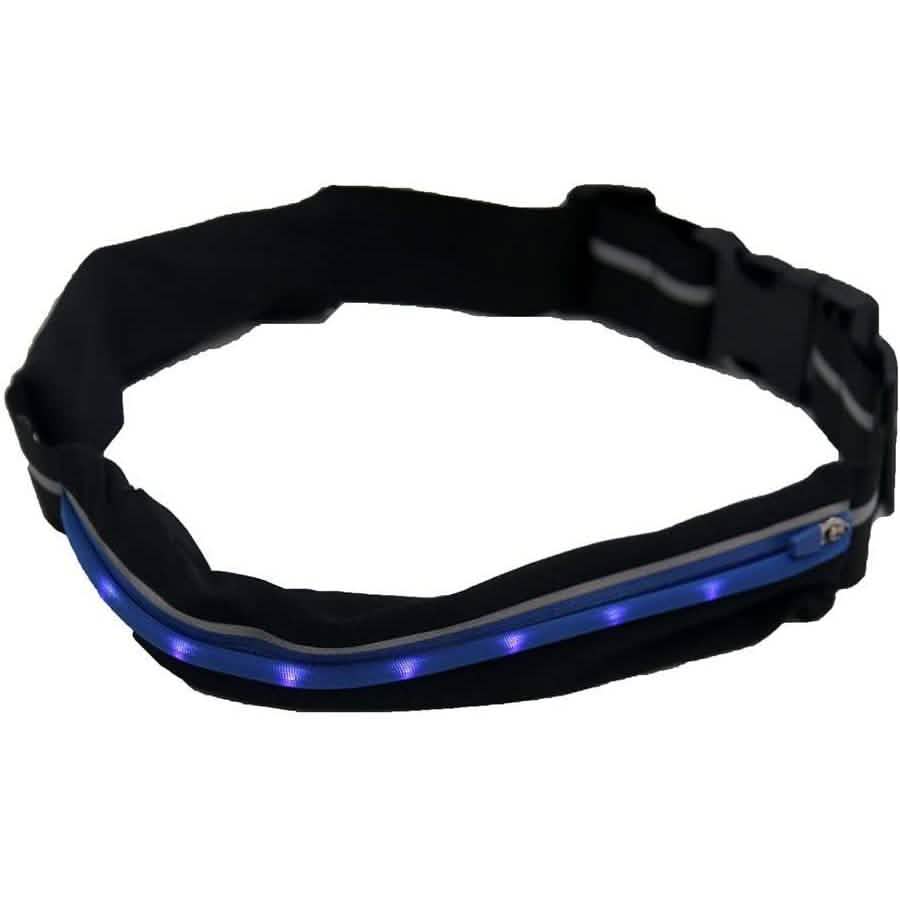 2-Pack: As Seen on TV Blue LED Light Up Running Go Belt DailySale