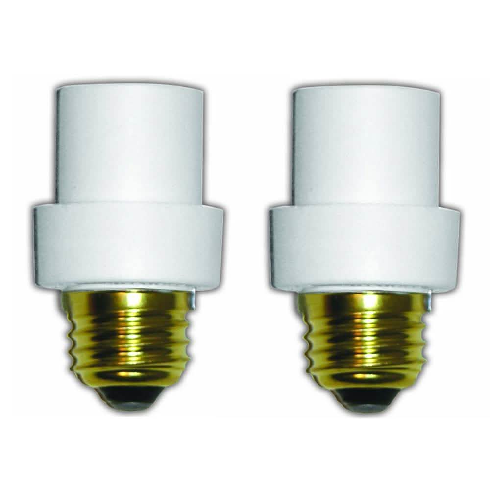 2-Pack:  Automatic Lamp Sensors Dusk Dawn Security Light Bulb Socket DailySale
