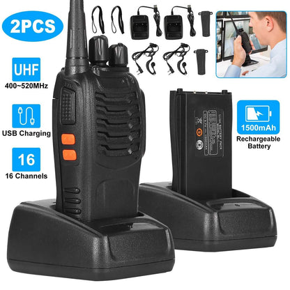 2-Pack: Baofeng BF-888S Walkie Talkies Two Way Radio DailySale