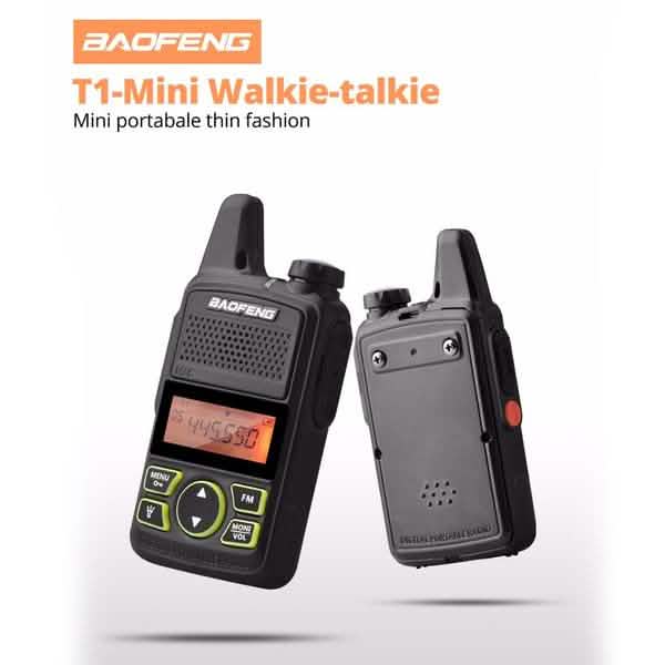 2-Pack: Baofeng T1 Walkie Talkie DailySale
