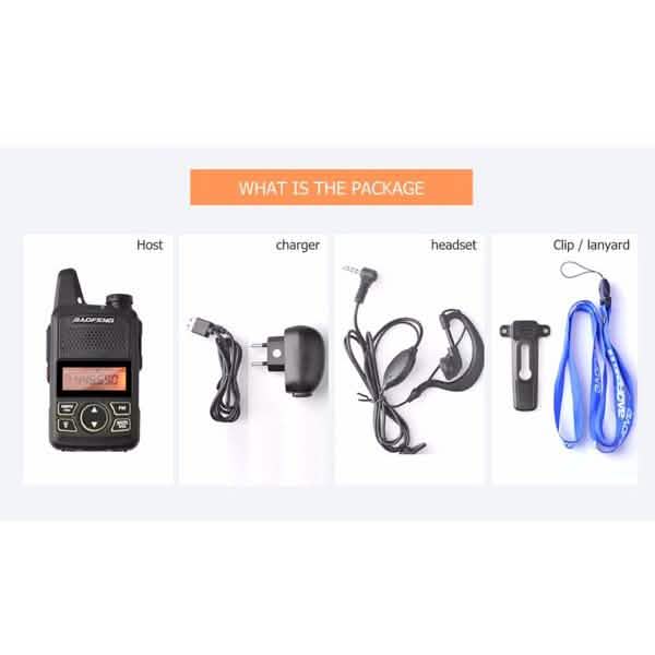 2-Pack: Baofeng T1 Walkie Talkie DailySale
