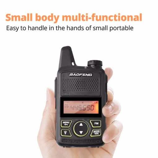 2-Pack: Baofeng T1 Walkie Talkie DailySale