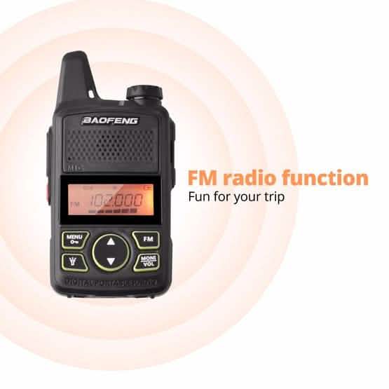 2-Pack: Baofeng T1 Walkie Talkie DailySale