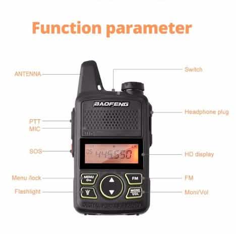 2-Pack: Baofeng T1 Walkie Talkie DailySale