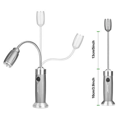 2-Pack: BBQ Grill LED Flashlight Goose Neck Outdoor Lamp DailySale