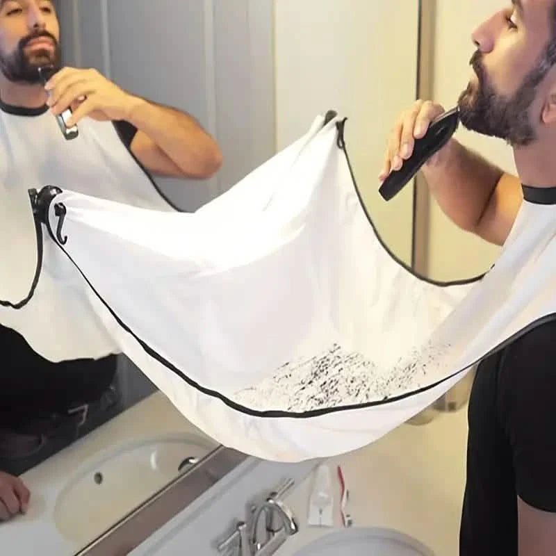 2-Pack: Beard Shave Apron Bib Trimmer Holder Rack DailySale