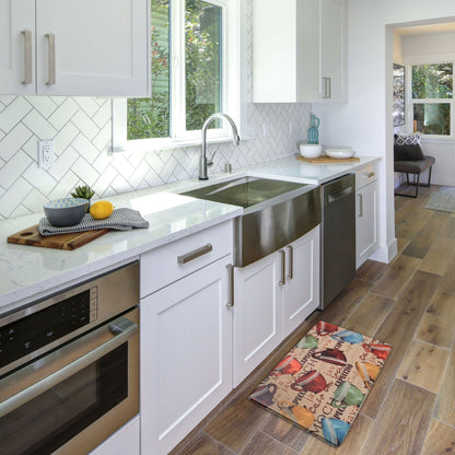2-Pack: Bibb Home Anti Fatigue Foam Kitchen Mats DailySale