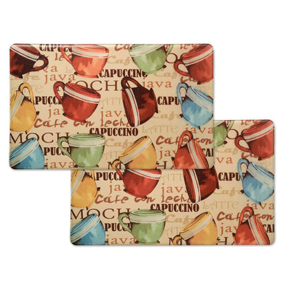 2-Pack: Bibb Home Anti Fatigue Foam Kitchen Mats DailySale