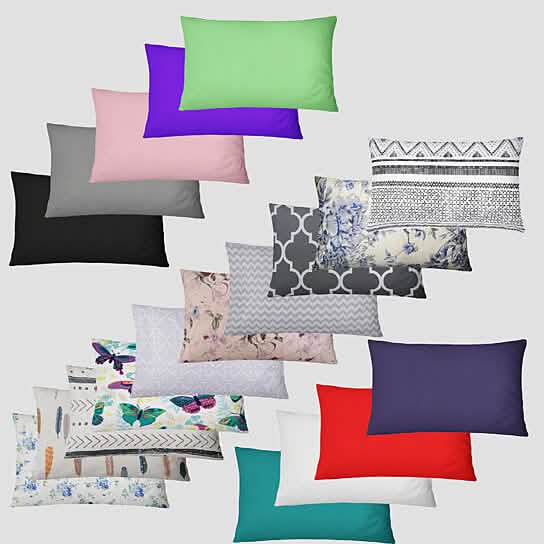 2-Pack: Breathable Lightweight Microfiber Standard Pillow Covers DailySale