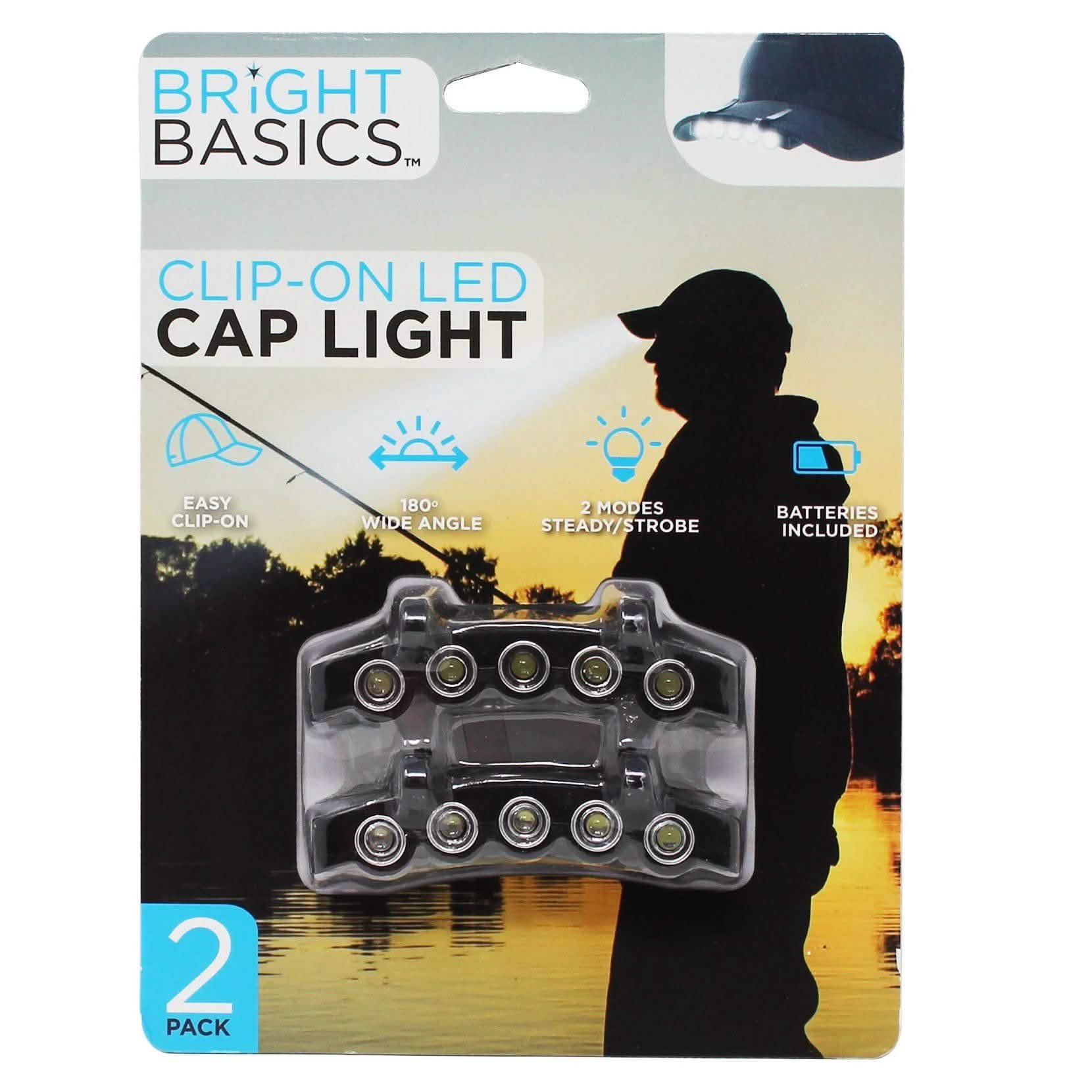 2-Pack: Bright Basics Clip-On LED Hat Lights DailySale