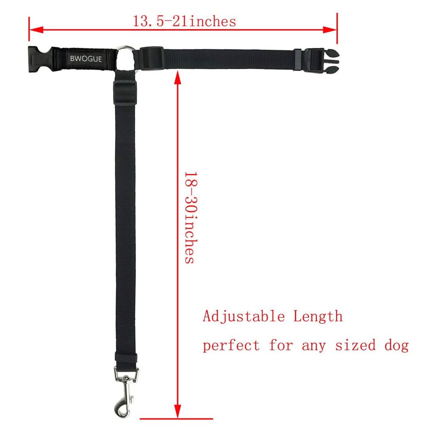 2-Pack: Bwogue Dog and Cat Safety Seat Belt DailySale