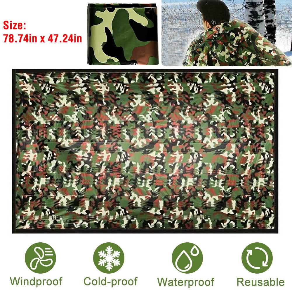 2-Pack: Camping Sleeping Bag Camouflage DailySale