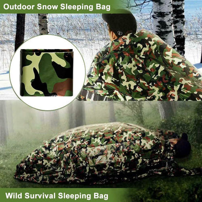 2-Pack: Camping Sleeping Bag Camouflage DailySale