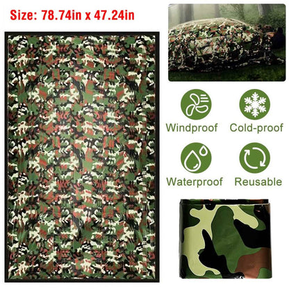 2-Pack: Camping Sleeping Bag Camouflage DailySale