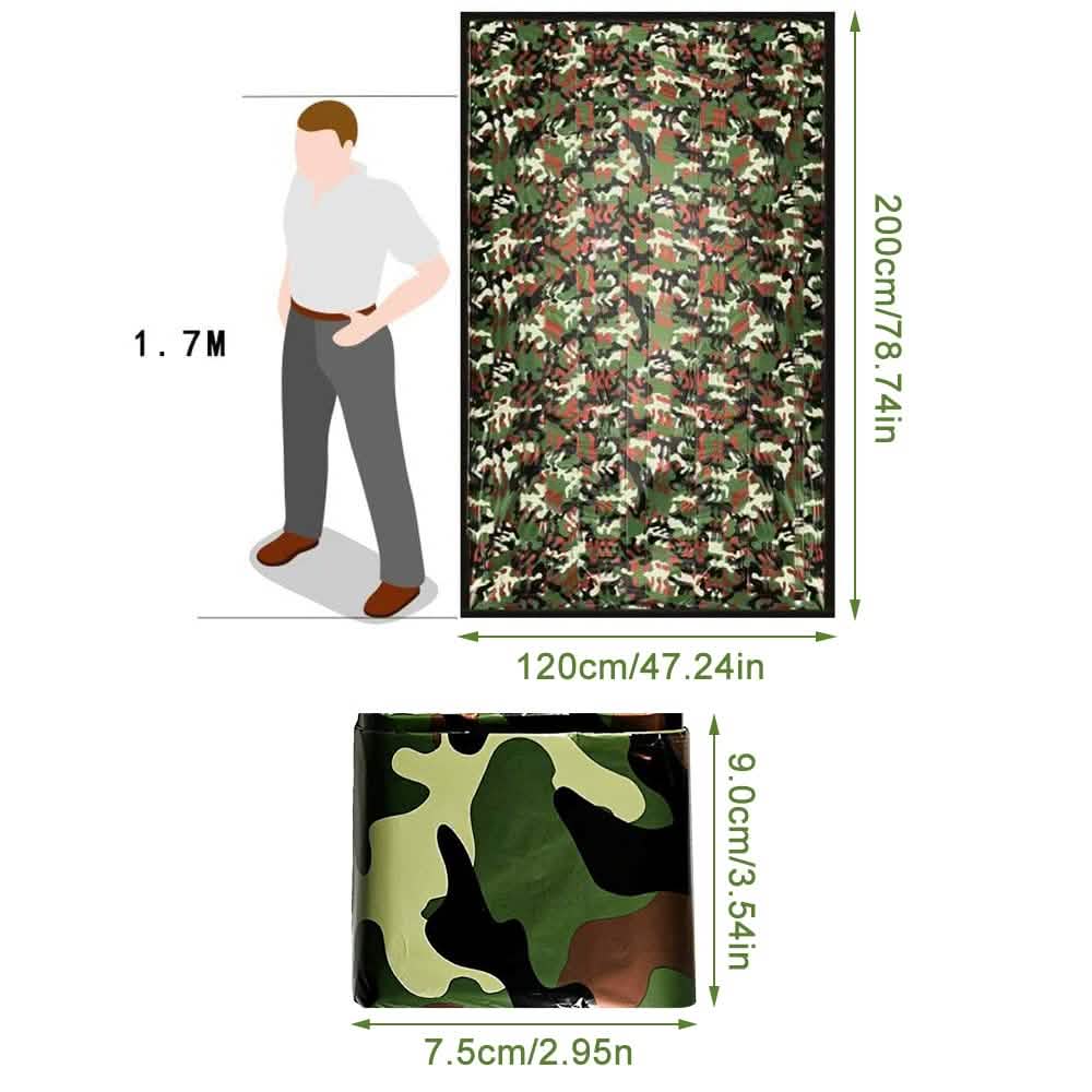 2-Pack: Camping Sleeping Bag Camouflage DailySale
