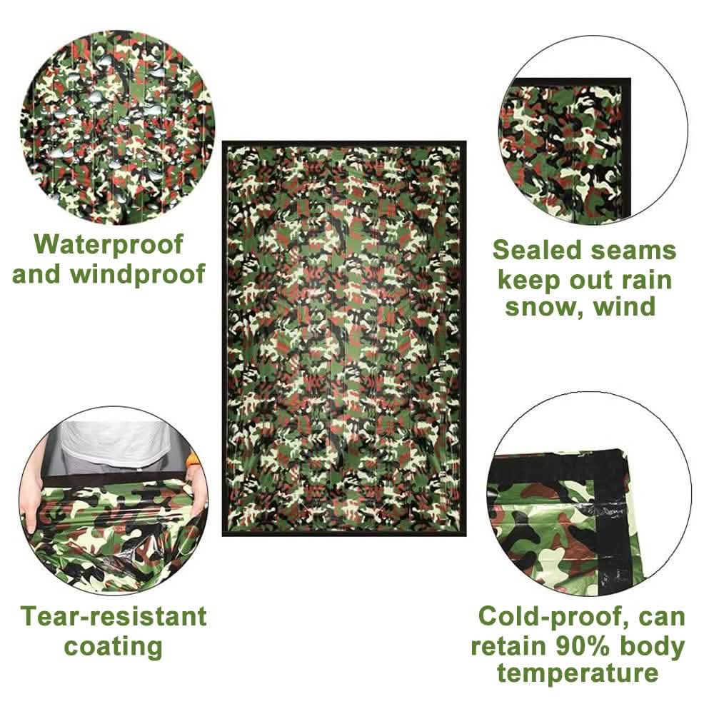 2-Pack: Camping Sleeping Bag Camouflage DailySale