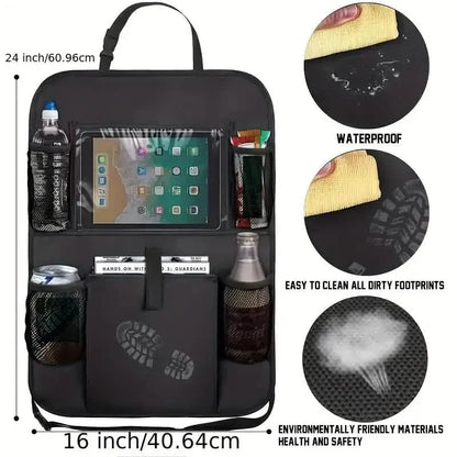 2-Pack: Car Backseat Organizer with Touch Screen Tablet Holder DailySale