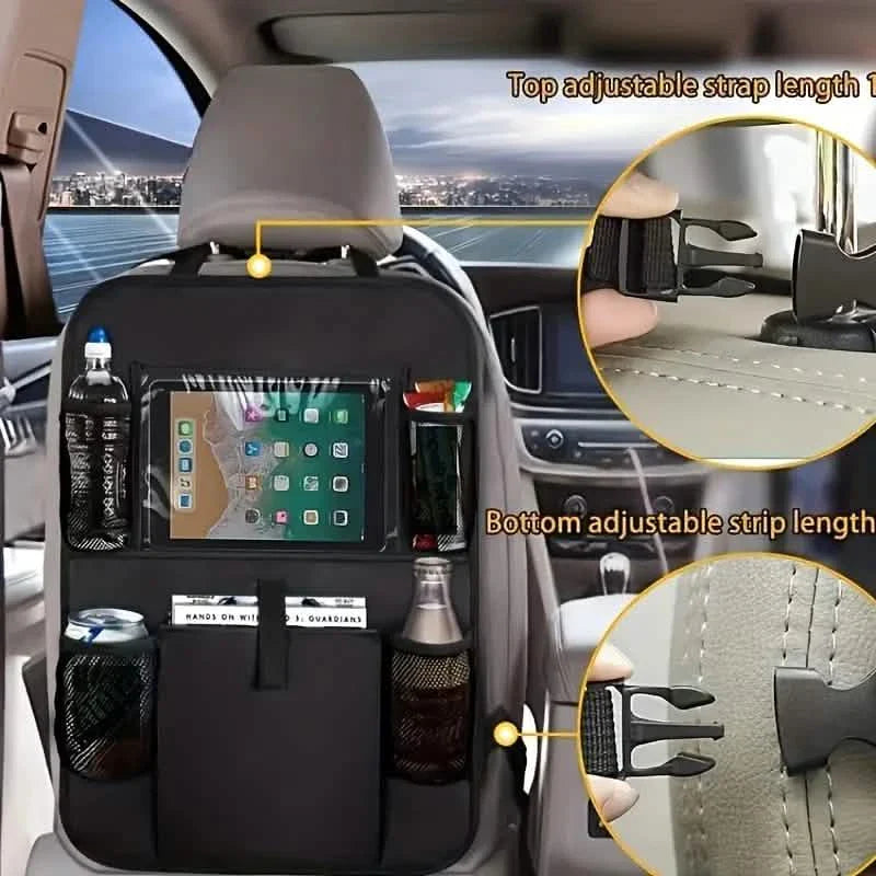 2-Pack: Car Backseat Organizer with Touch Screen Tablet Holder DailySale