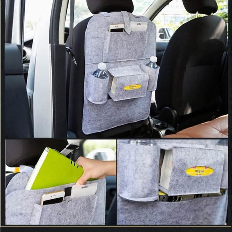 2-Pack: Car Seat Back Storage Bag Multifunctional Adjustable Backseat Storage Bag DailySale