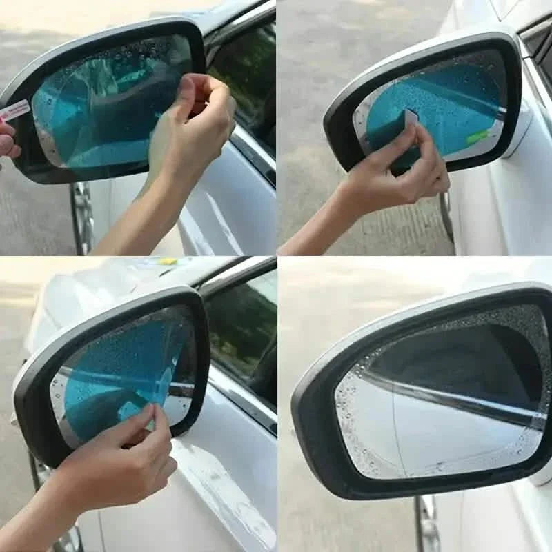 2-Pack: Car Waterproof Transparent Film Rearview Mirror Protection DailySale