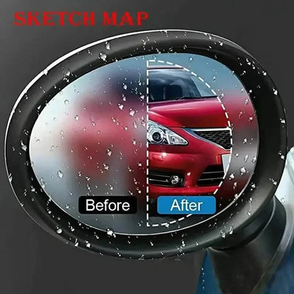 2-Pack: Car Waterproof Transparent Film Rearview Mirror Protection DailySale