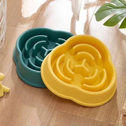 2-Pack: Cat and Dog Slow Food Bowl Slow Food Bowl DailySale