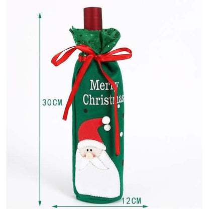 2-Pack: Christmas Decorations Red Wine Bag DailySale