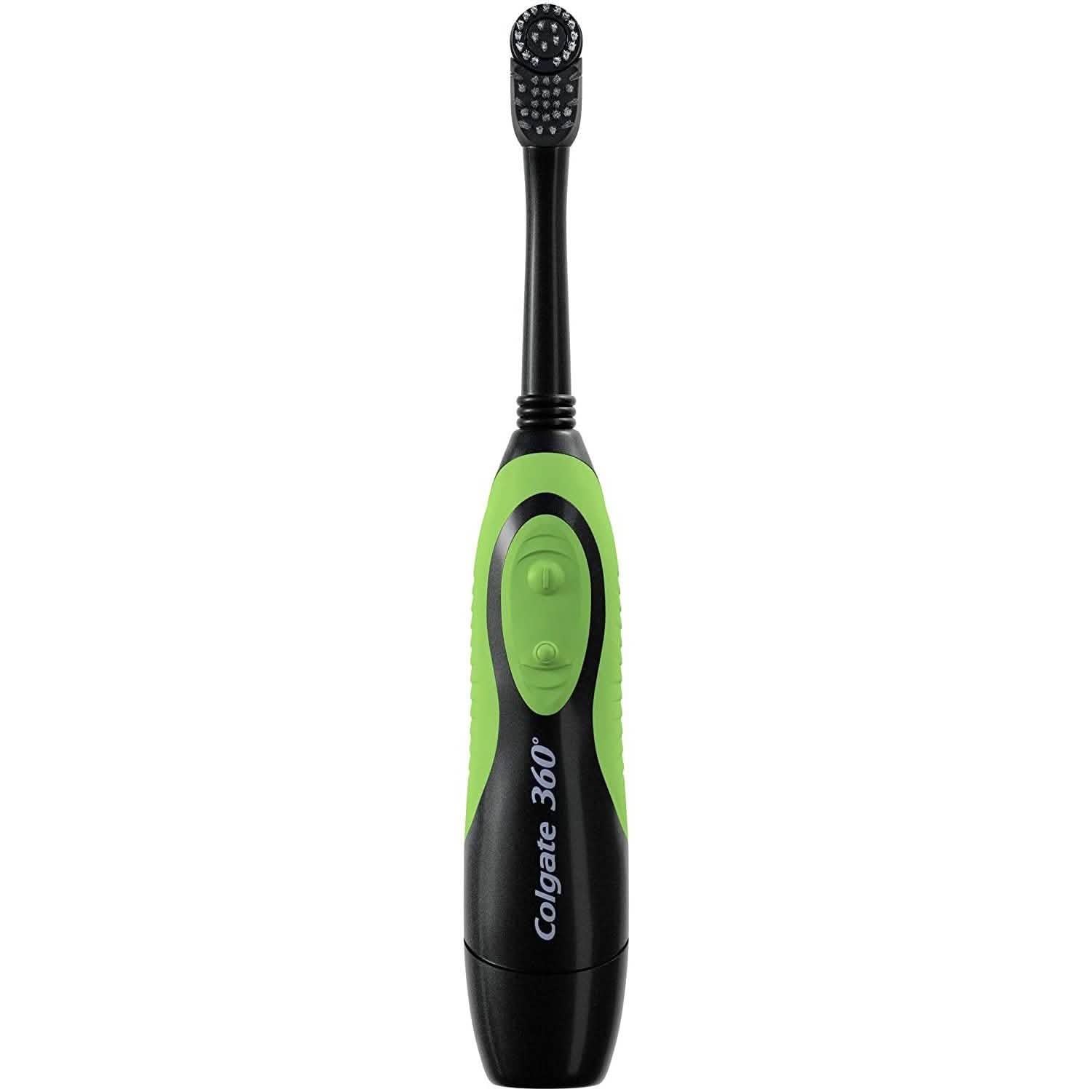 2-Pack: Colgate 360 Battery Powered Charcoal Toothbrush DailySale