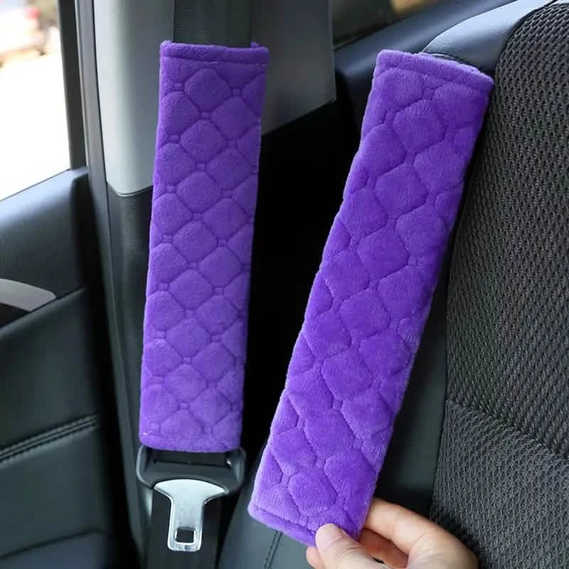 2-Pack: ComfortMax Padded Seat Belt Covers - Universal Fit DailySale