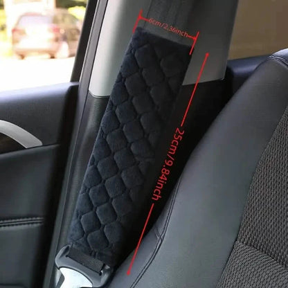 2-Pack: ComfortMax Padded Seat Belt Covers - Universal Fit DailySale